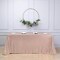 BLUSH Sequined 90x156" RECTANGLE TABLECLOTH Designer Wedding Party Catering
